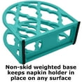 thumbnail image 5 of Blue Donuts Cast Iron Classic Napkin Holder - Turquoise, 5 of 7