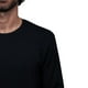thumbnail image 3 of Playera Manga Larga Para Hombre De Algodón Pima y Tela Spandex Unbranded Co Long Sleeve Crew Neck Black L, 3 of 6