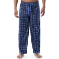 thumbnail image 1 of Pantalón de Pijama para Hombre IZOD Lite Touch Fleece a Cuadros Azul Marino Talla L, 1 of 5