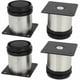 thumbnail image 1 of Juego de 4 patas para mueble de cocina de acero inoxidable Regulables Redondas 50 x 50 mm, 1 of 1