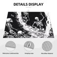 thumbnail image 3 of Fotbe Skeleton Wave Artwork Alfombrilla de Secado para Cocina con Estampado, 18x24 Pulgadas, 3 of 7