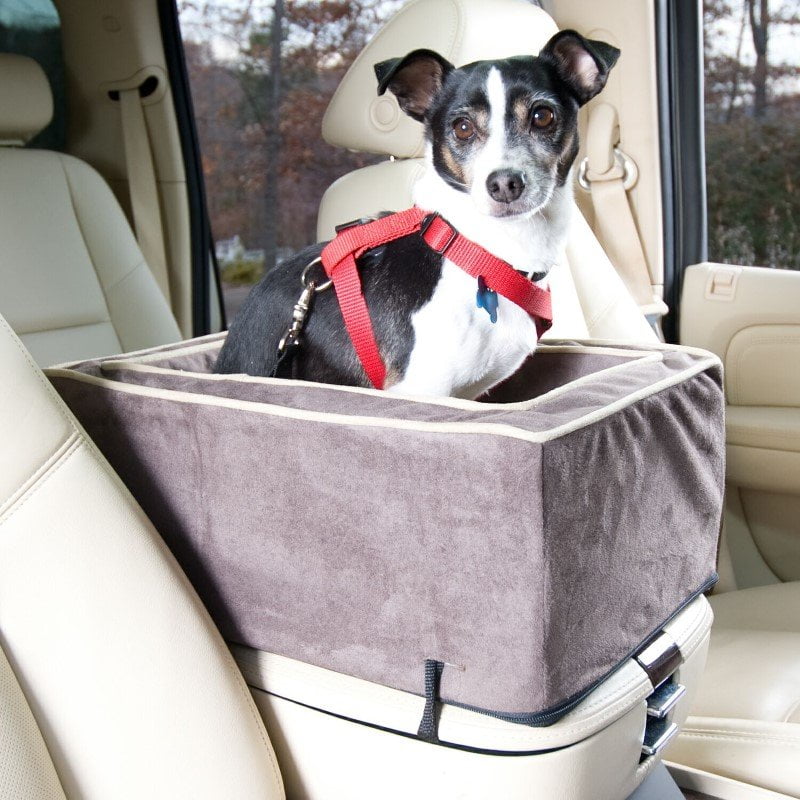 high back console dog seat