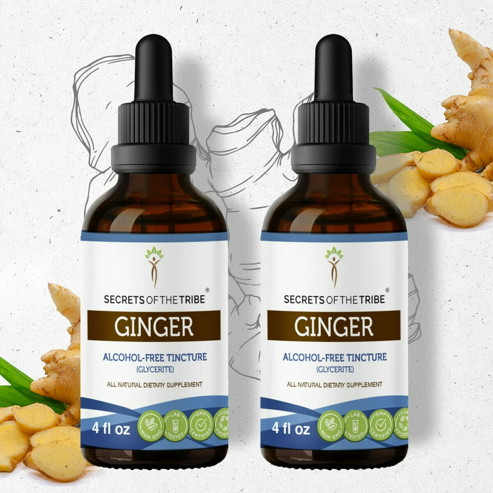 Ginger Tincture AlcoholFREE Extract, Organic Ginger Zingiber