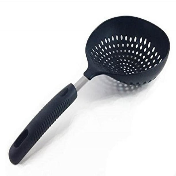 7Inch Perforated HeatResistant Nylon Food Strainer Spatula Cooking