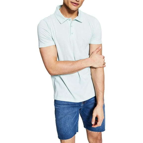 And Now This Mens Slub Collared Polo