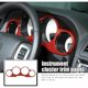 thumbnail image 4 of Cubierta decorativa para marco de panel de salpicadero de coche, embellecedor de ABS, accesorios interiores para 2009-2014 (fibra roja), 4 of 5