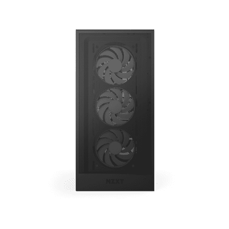 NZXT - H5 Flow RGB 2024 Compact ATX Mid-Tower Airflow Case - Black