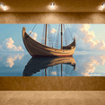 thumbnail image 7 of Viking Ship Themed Background Banner, Maritime Element Decorations, Ideal for Nautical Parties, Pirate Themed Events, Photo Backdrops, and Themed Celebrations, 7 of 7