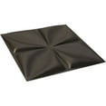 thumbnail image 6 of 19 5/8"W x 19 5/8"H Riley EnduraWall Decorative 3D Wall Panel, Universal Aged Metallic Weathered Steel (Covers 2.67 Sq. Ft.), 6 of 6