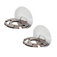 thumbnail image 1 of Oleegame 2PC Spoon And Lid Rest Punch-free Toothbrush Toothpaste Holder Bathroom Toothbrush Storage Rack Gray, 1 of 2