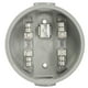 thumbnail image 1 of Base Medidor de Luz IUSA 4 Terminales De Latón gris, 1 of 4