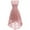 Blush, variant on Dressystar Women Vintage Floral Lace Sleeveless Hi-Lo Swing Formal Cocktail Party Dress