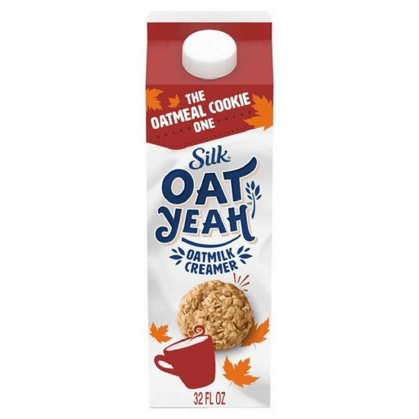 Silk Oat Yeah Oatmeal Cookie Oatmilk Creamer, 32oz (pack of 12