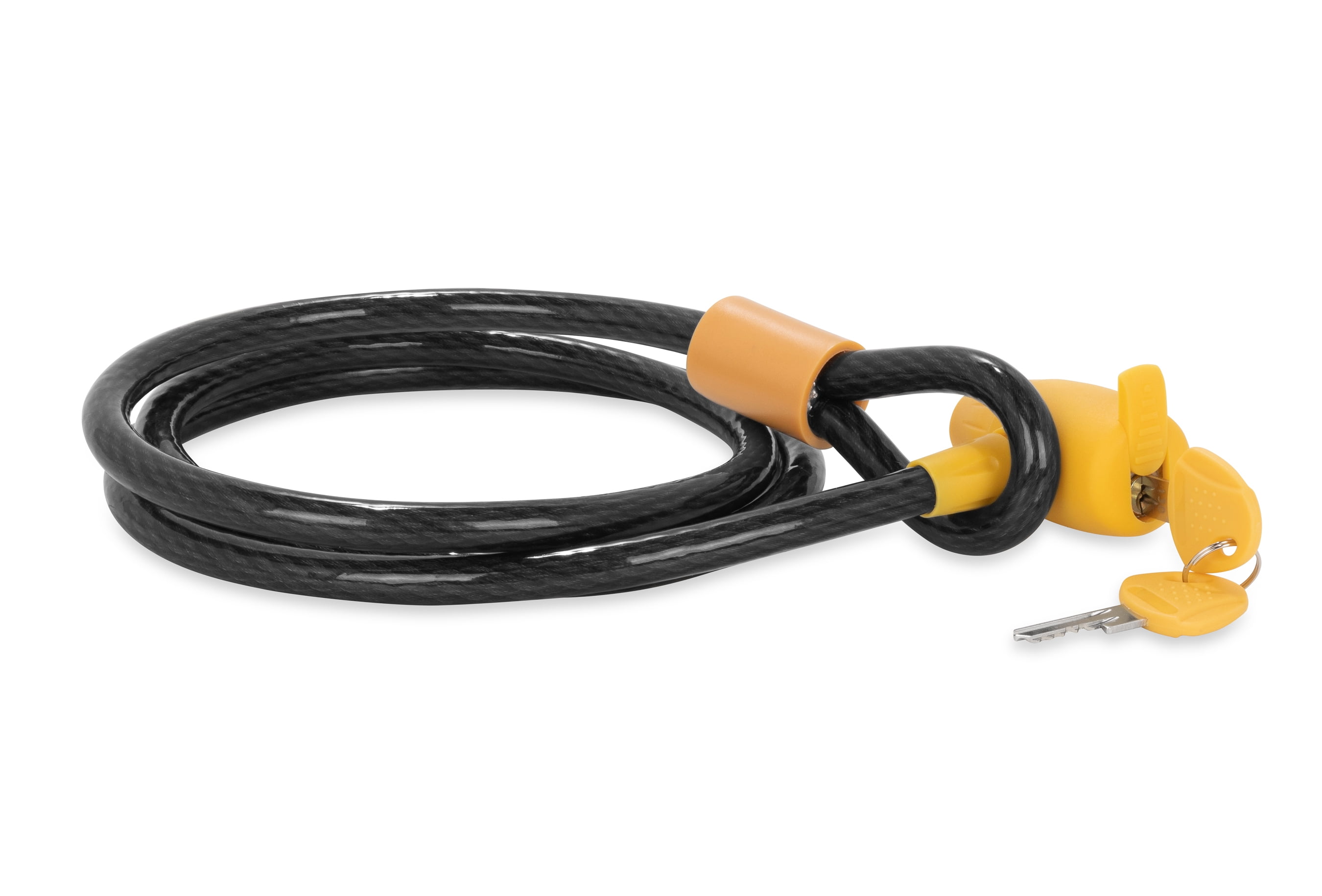 Camco PowerGrip Camper/RV Cable Lock | Features 60" Long Braided Steel Wire Rope with a Durable Vinyl Coating (44290)