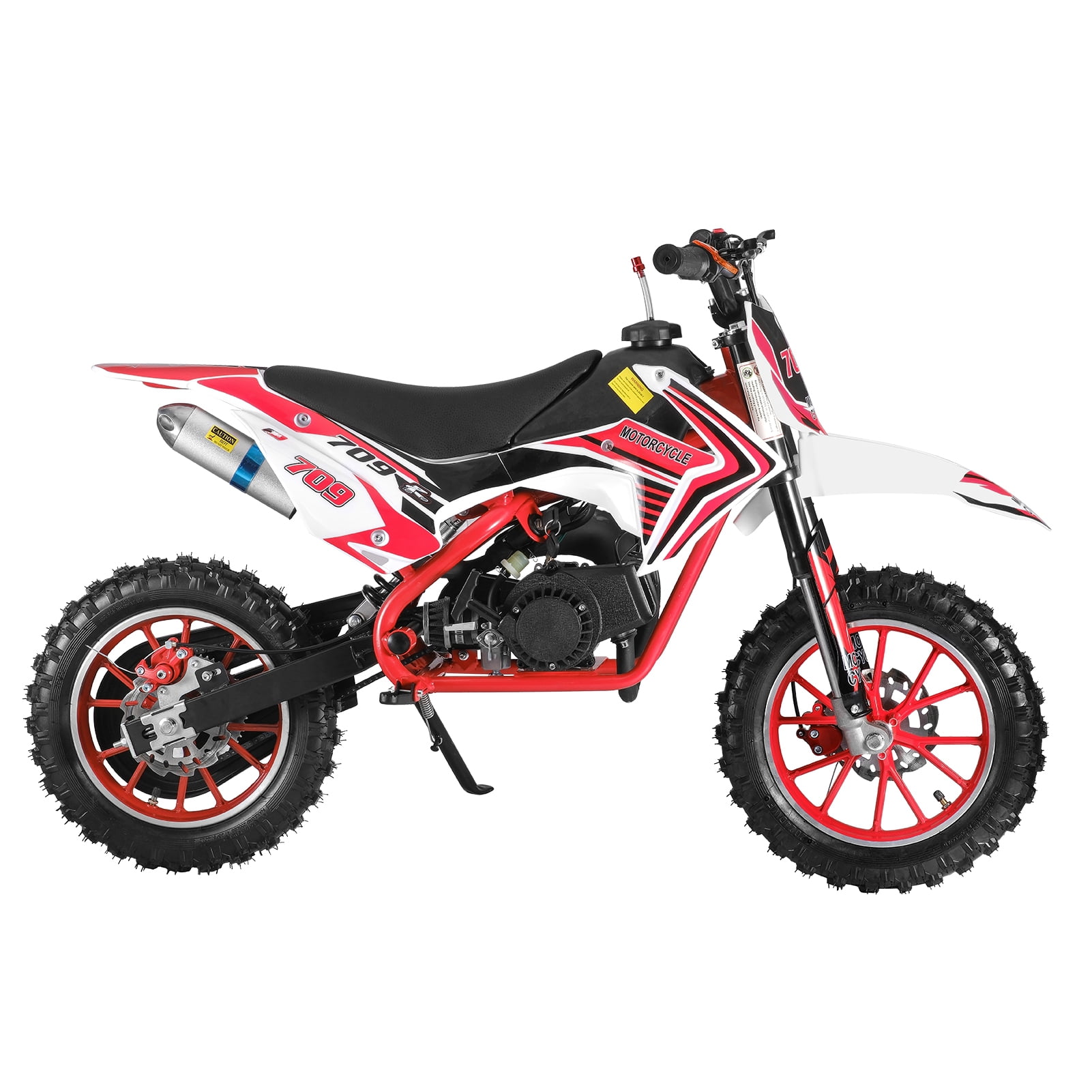 Hyasfey 49cc Kids Dirt Bike, Gas-Powered Mini Motocross, Off-Road Motorcycle with Disc Brakes
