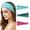 3PC|Multicolor-D, variant on Workout Headbands For Women Athletic Non Slip Solid Color Stretchy Sweatbands Running Yoga Fitness Sports Hair Bands (Free Size, Black)