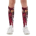 thumbnail image 7 of Hazbin Hotel Compression Socks Support Knee High Socks For Running Hiking Athletic Nursing, 7 of 7