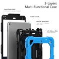 thumbnail image 6 of For iPad Mini 5th/4th Generation Case 7.9 inch 2019/2015, 360 Rotating Shockproof Cover with Stand, Screen Protector, Shoulder Strap, Sky Blue, 6 of 7