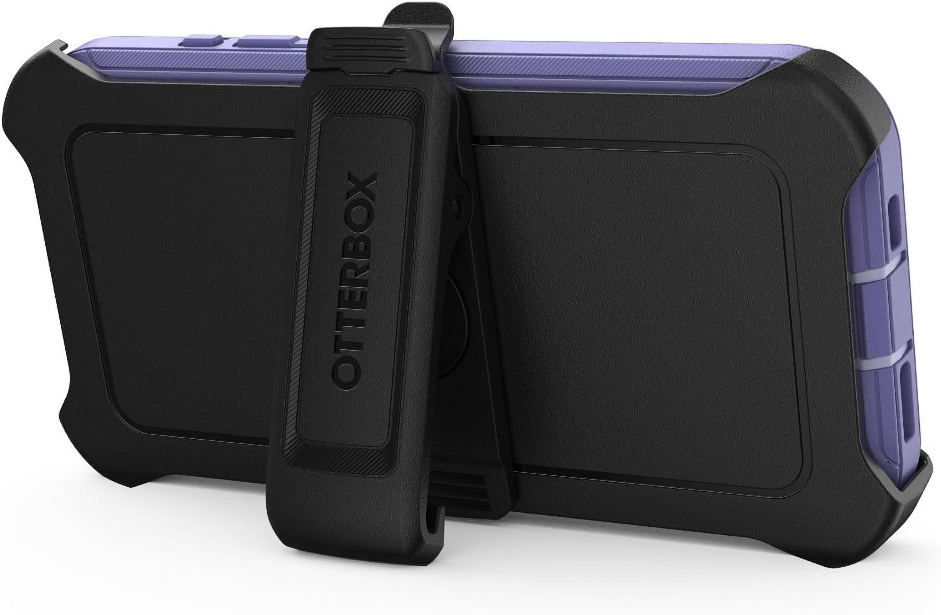 OtterBox iPhone 15 Pro Only - Defender Series Case - Mountain Majesty Purple - Screenless - Rugged & Durable - with Port Protection - Holster Clip Includes - Non-Retail Packaging