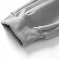 thumbnail image 5 of MXALUOB Men's Fleece Lined Sweatpants Drawstring Elastic Waist Winter Pants with Pockets Full Length Sherpa Lined Warm Sweatpant, 5 of 6
