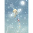 thumbnail image 3 of CafePress - Little Star Angel Card - Greeting Card, Blank Inside Glossy, 3 of 4