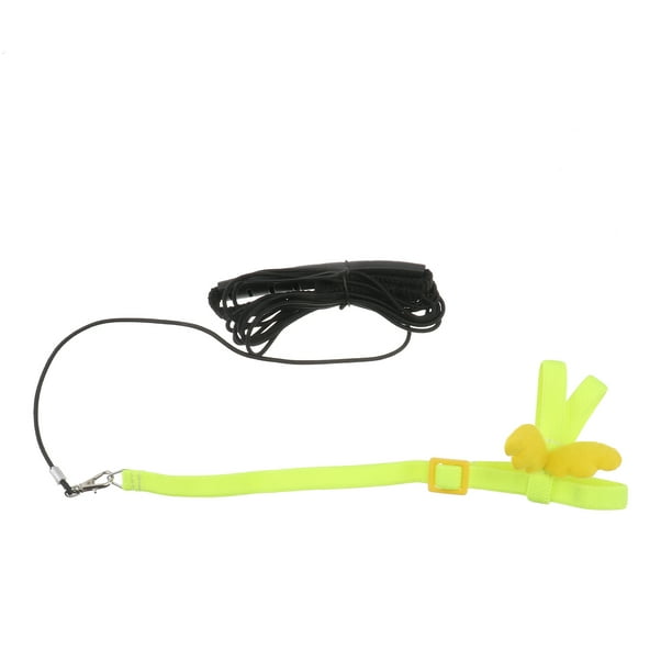 unbranded 1Ud Arnés De Nylon Para Pájaros Amarillo Con Correa De 2 Metros Para Entrenamiento Exterior