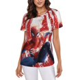 thumbnail image 1 of Spider-Man Women's Crew Neck Short Sleeve T-Shirt, 1 of 7