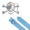 thumbnail image 2 of Rhinestone Skull & Crossbones Belt - Pirate Costume Style Combo, 2 of 3