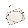 thumbnail image 1 of letairis Tennis Handbag Pickleball Racket Storage Racquet Covers Tennis Racket Bag White 46 x 37 x 16cm, 1 of 6