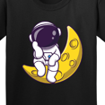 thumbnail image 4 of Inktastic Astronaut Sitting on the Moon Youth T-Shirt, 4 of 5