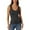 czb# Dark Gray704, variant on CUZIBR Ladies' Casual Tank Top Scoop Neck Tank Solid Color Sleeveless Ribbed Casual T Shirt Slim Fit Basic Vest For Womens Vacation Trendy,Navy,M