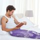 thumbnail image 5 of Balery Snowflakes Pantalones de pijama para hombre, pijama ultraligero, pantalón de descanso-Small, 5 of 6