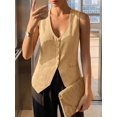 thumbnail image 4 of Women Button Front Sleeveless Layering Vest with Pockets, 4 of 6