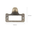 thumbnail image 2 of WHAMVOX 1 Set Simple Design Cabinet Frame Handle for Wooden Medicine Box Drawer 4.7X3.5cm Golden, 2 of 8