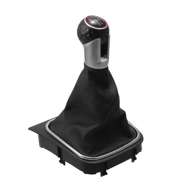 Pomo de cambio de marcha Unique Bargains con cubierta 5 velocidades para VW Golf 6 MK6 GTI 2009-2013 de plástico