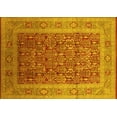 thumbnail image 1 of Ahgly Company Indoor Rectangle Oriental Yellow Traditional Area Rugs, 2' x 4', 1 of 4