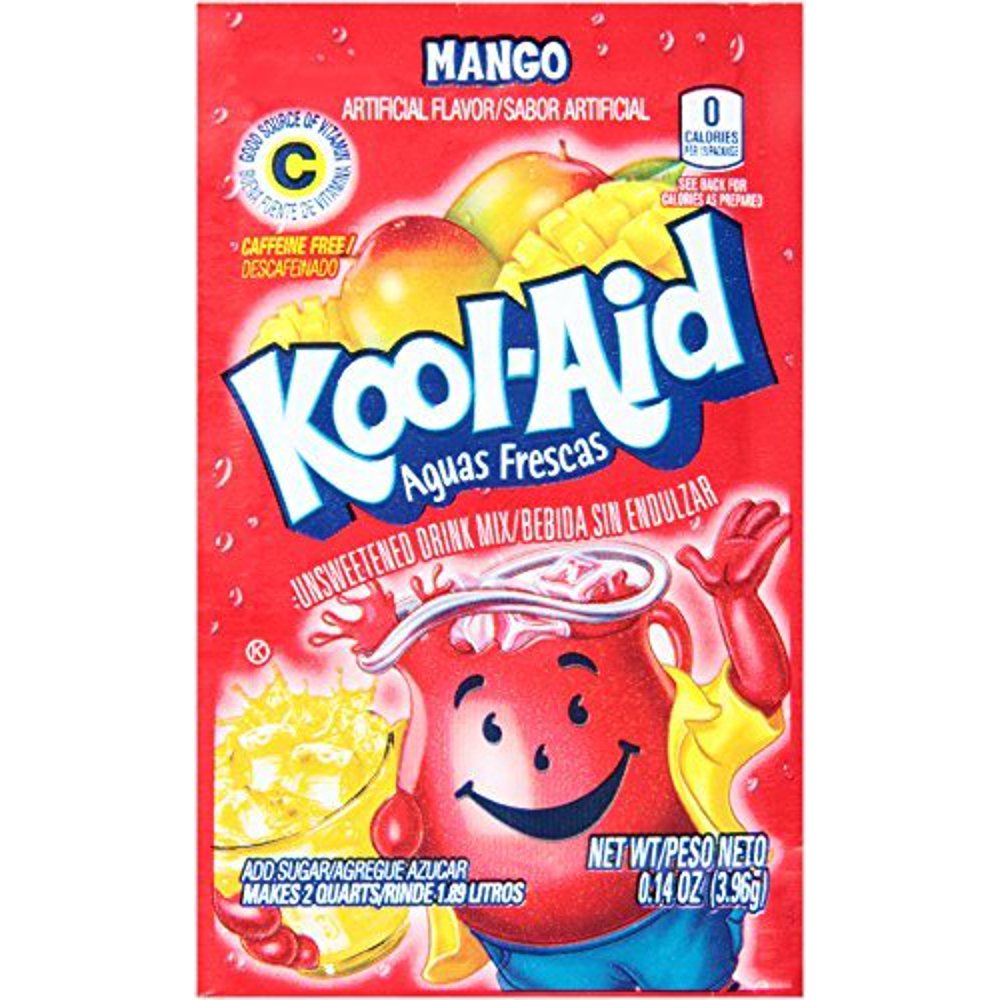 KoolAid Mango Unsweetened Drink Mix 12 Packets