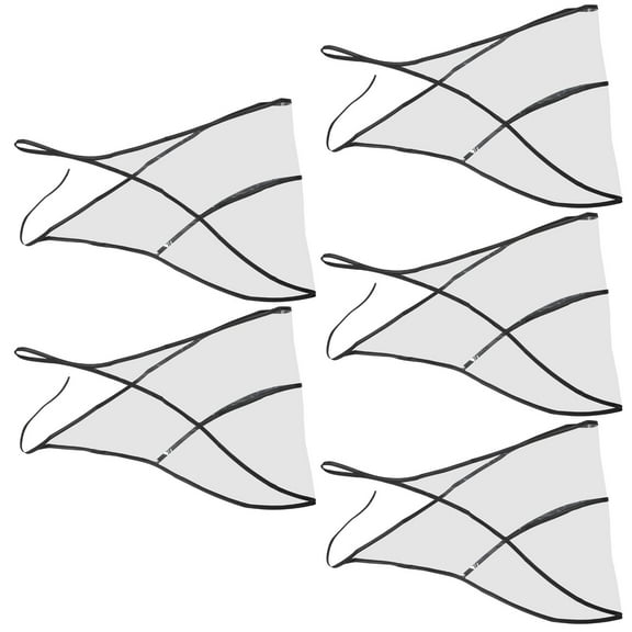WORGEOUS 5 Pcs Sunhats Umbrella Hat Outdoor Rain Hat Man 85.00X35.00X0.10CM Transparent