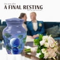 thumbnail image 4 of JAGASY Golf Ball Funeral Urn for Ashes Adult Male, Blue Small Urns for Ashes Keepsake, White Golf Ball Decorative Urns for Husband, Lake Water Cremation Urn for Wife, (3 Inch), 4 of 7