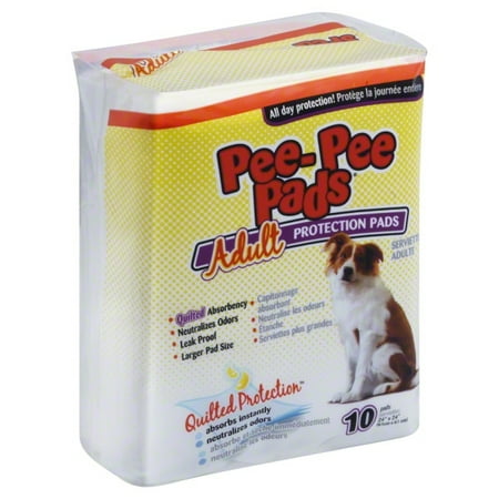 Pet Select Pee-Pee Adult Dog Floor Protection Pads, 10 pk