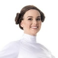 thumbnail image 2 of STAR WARS Adult Princess Leia Wig - One-Size-Fits-All Synthetic Twin Bun Wig, 2 of 2