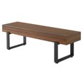 thumbnail image 6 of Jopath 59" Wood Bench for Bedroom End of Bed, Farmhouse Indoor Kitchen Table Benches,Versatile Modern Shoe Bench for Entryway, Espresso, 6 of 8