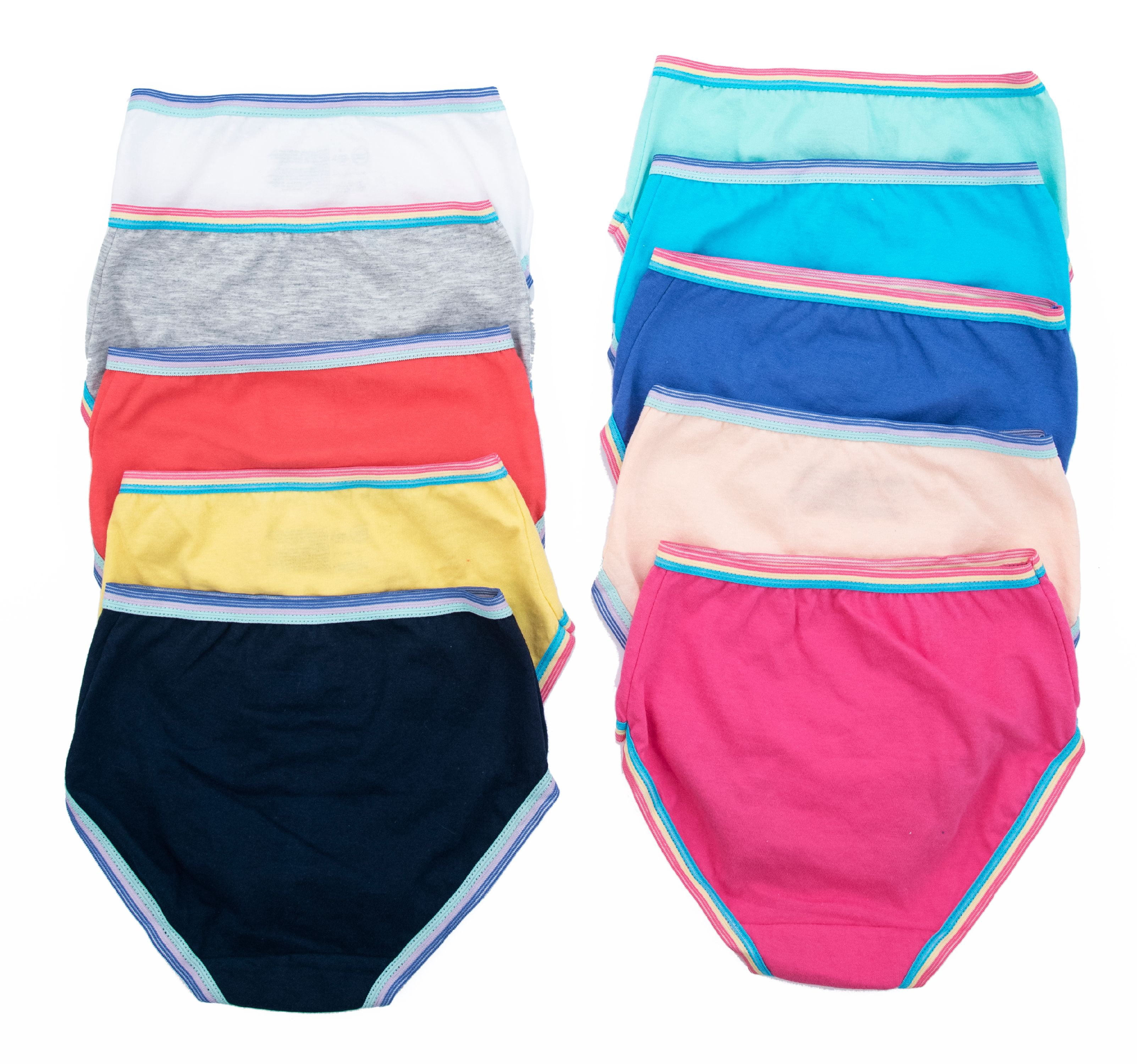 Wonder Nation Girls Hipster Underwear 10-Pack, Sizes 4-18