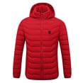 thumbnail image 4 of Labakihah vests for women Heated Outdoor Clothing For Riding Skiing Fishing Via Heated Coat Red, 4 of 9