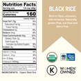 thumbnail image 4 of Rice, Black 25LB BAG, USDA Certified Organic & GMO Free, Sustainable Farming Practices-Mountain High Organics, 4 of 5