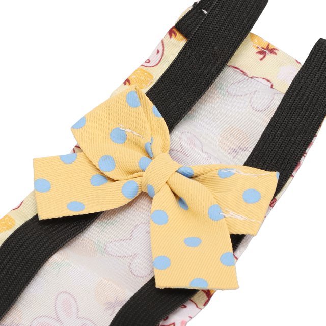 Pet Chicken Diapers Cute Rabbit Pattern Waterproof Leakproof Pet Poultry Diapers for Chicken Duck Poultry XS Yellow