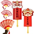 thumbnail image 4 of Enveloppe Rouge en Forme d'Éventail Année du Cheval 2026, Style Sachet Angpao Créatif, Fête du Nouvel An, 4 of 8
