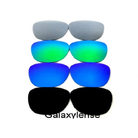 Galaxy Replacement Lenses for Oakley Frogskin Silver, Green, Blue & Black