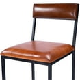 thumbnail image 6 of Beaumont Lane Rustic Industrial 31.5'' Contemporary Metal Bar Stool in Brown, 6 of 10