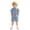 106Blue484, variant on XAOFW Baby Boy Outfits Short Sleeve Button Down Shirts Shorts Toddler Kids Back To School Gentleman Sets 6-12 Months